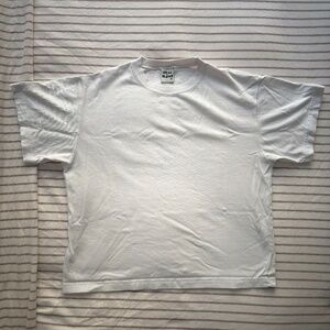 Okay to Rest - White Blank Tee - Size S